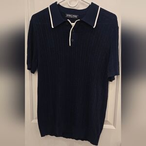 Men's PJ Paul Jones Waffle Polo Shirt - NWOT - M